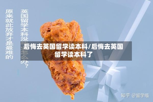 后悔去英国留学读本科/后悔去英国留学读本科了-第2张图片