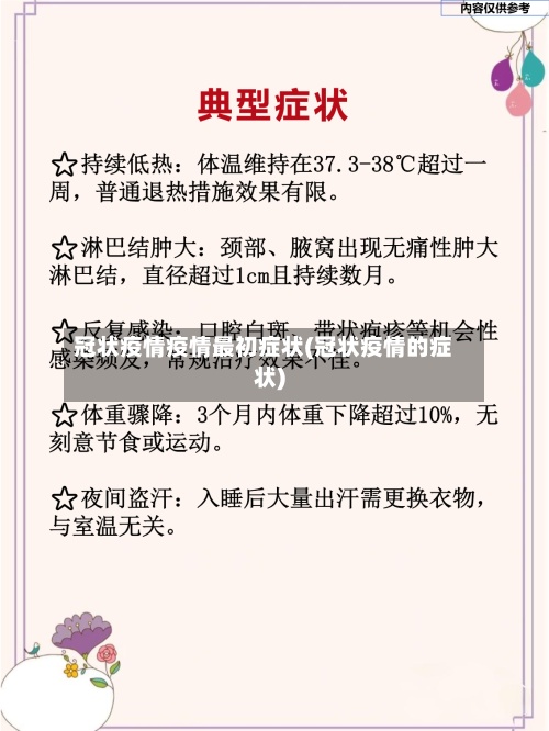 冠状疫情疫情最初症状(冠状疫情的症状)