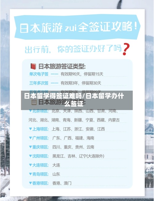 日本留学得签证难吗/日本留学办什么签证