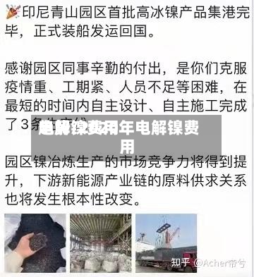 电解镍费用趋势/2020年电解镍费用