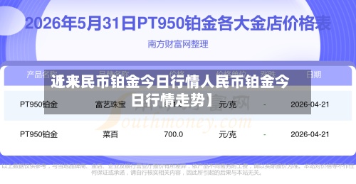 近来
【人民币铂金今日行情人民币铂金今日行情走势】