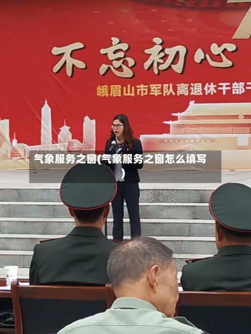 气象服务之窗(气象服务之窗怎么填写)