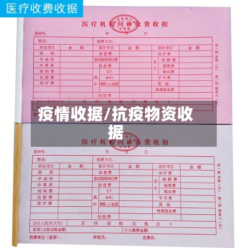疫情收据/抗疫物资收据