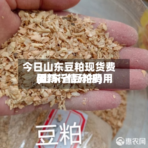 今日山东豆粕现货费用
(山东省豆粕费用
最新行情分析)-第3张图片