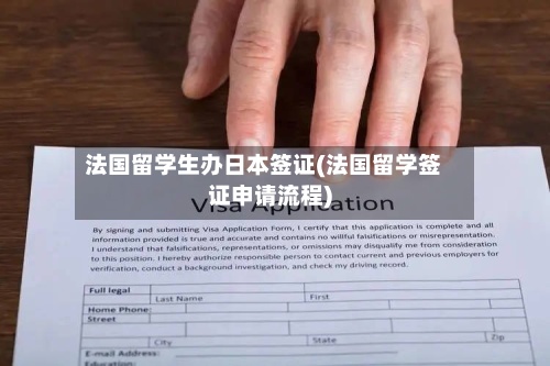 法国留学生办日本签证(法国留学签证申请流程)-第3张图片