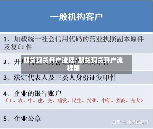 期货现货开户流程/期货现货开户流程图