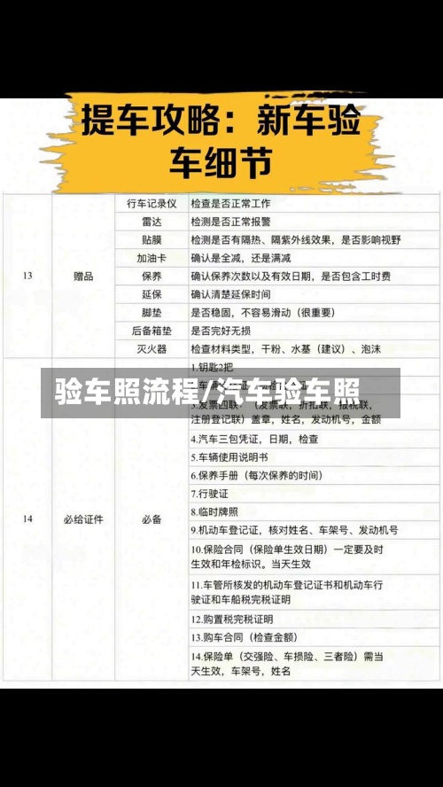 验车照流程/汽车验车照-第2张图片