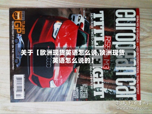 关于【欧洲现货英语怎么说,欧洲现货英语怎么说的】-第2张图片
