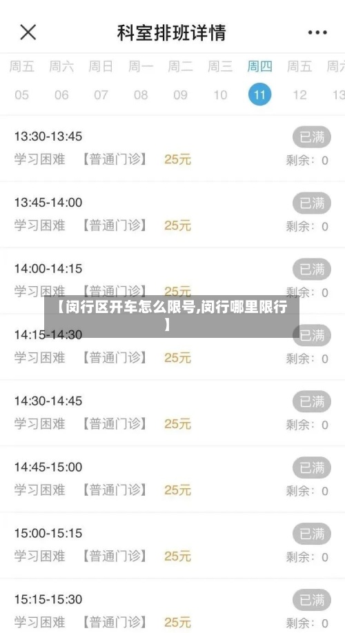 【闵行区开车怎么限号,闵行哪里限行】