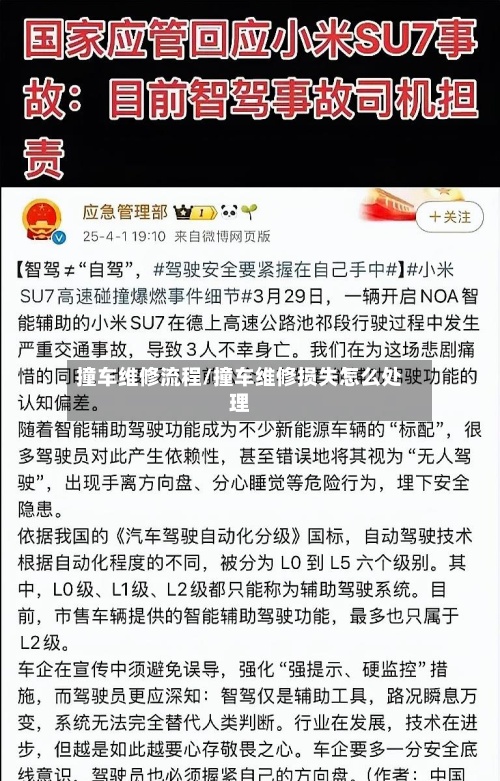 撞车维修流程/撞车维修损失怎么处理-第3张图片