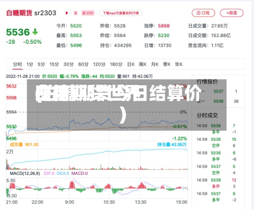 白糖期货世界
费用
(白糖期货今日结算价)