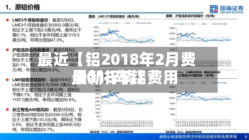 最近【铝2018年2月费用
,2018年铝费用
最新行情】-第2张图片