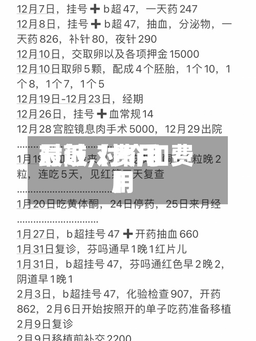 最近【费用
对敲,对价和费用
】-第2张图片