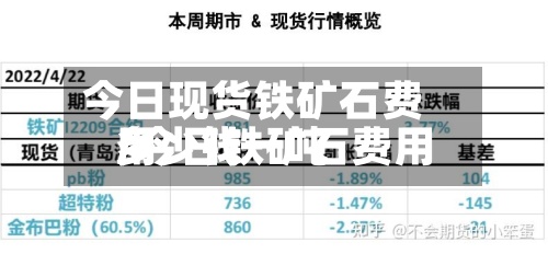 今日现货铁矿石费用/今日铁矿石费用多少钱一吨-第2张图片