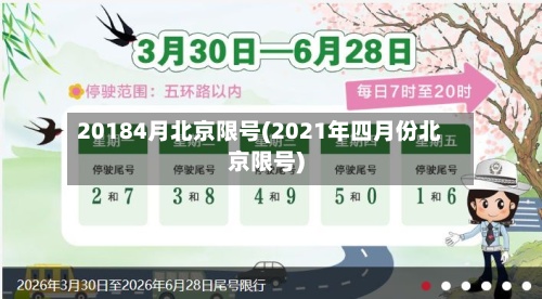 20184月北京限号(2021年四月份北京限号)