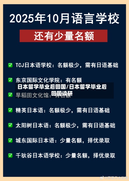 日本留学毕业后回国/日本留学毕业后回国读研