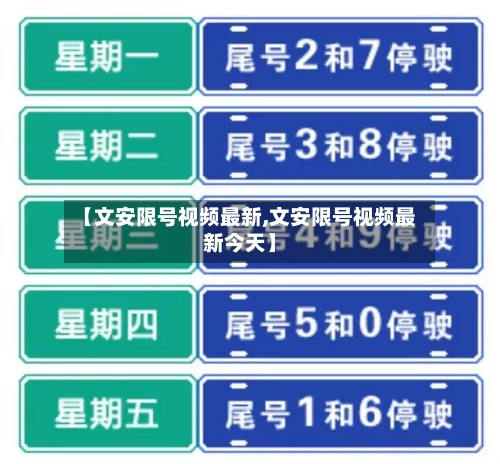 【文安限号视频最新,文安限号视频最新今天】-第2张图片