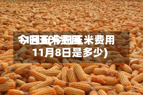 今日玉米费用
11月8(今日玉米费用
11月8日是多少)
