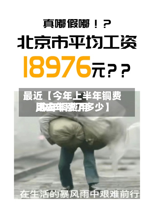 最近【今年上半年铜费用
,今年铜费用
比去年涨了多少】