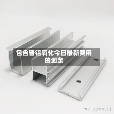 包含普铝氧化今日最新费用的词条-第2张图片