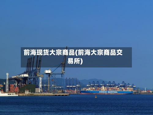 前海现货大宗商品(前海大宗商品交易所)