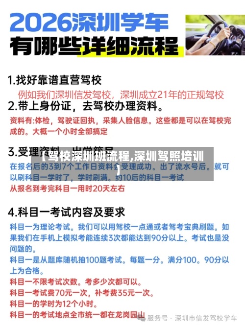 【驾校深圳班流程,深圳驾照培训】-第2张图片