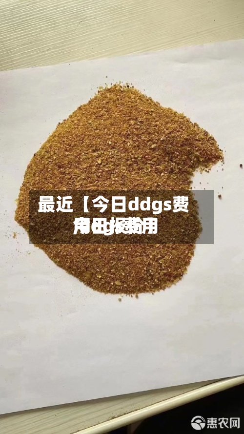 最近【今日ddgs费用
,ddgs费用
今日报价】