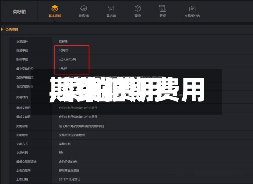 【菜粕期费用
,菜粕费用
期货】