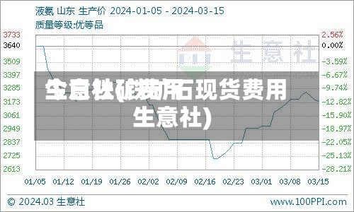 今日铁矿费用生意社(铁矿石现货费用生意社)