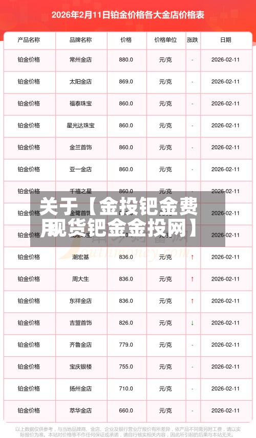 关于【金投钯金费用
,现货钯金金投网】
