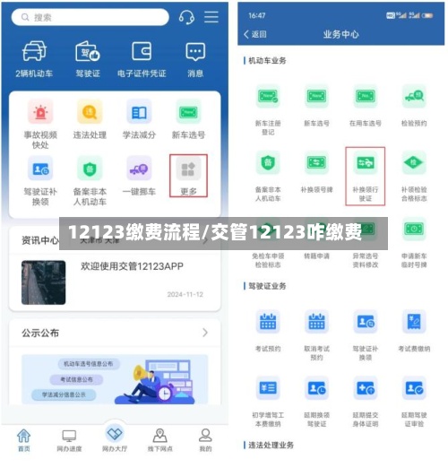 12123缴费流程/交管12123咋缴费