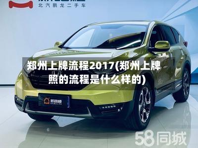郑州上牌流程2017(郑州上牌照的流程是什么样的)