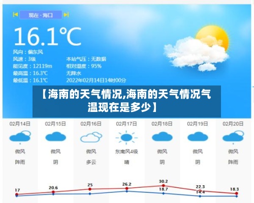 【海南的天气情况,海南的天气情况气温现在是多少】-第2张图片