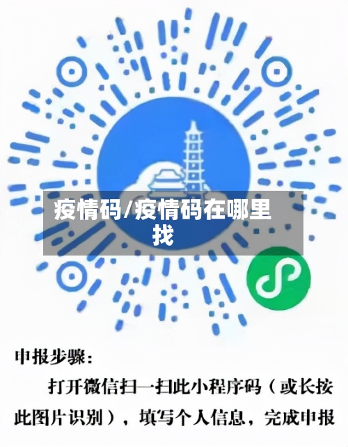 疫情码/疫情码在哪里找-第2张图片