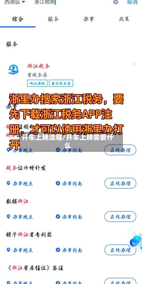 开车上牌流程/开车上牌需要什么-第2张图片