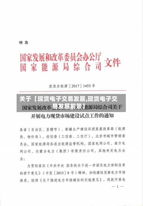 关于【现货电子交易发展,现货电子交易发展前景】-第2张图片