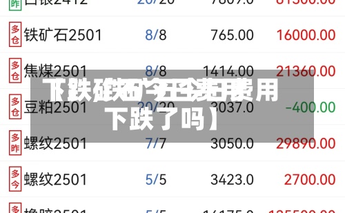 【铁矿石今日费用
下跌,铁矿石今日费用
下跌了吗】-第2张图片