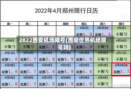 2022西安机场限号(西安世界机场限号吗)