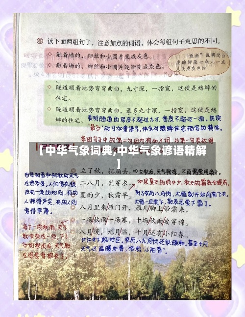 【中华气象词典,中华气象谚语精解】-第2张图片