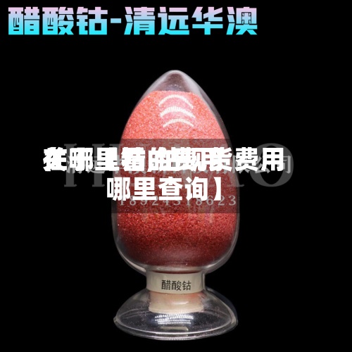 关于【钴的费用
在哪里看,钴现货费用
哪里查询】