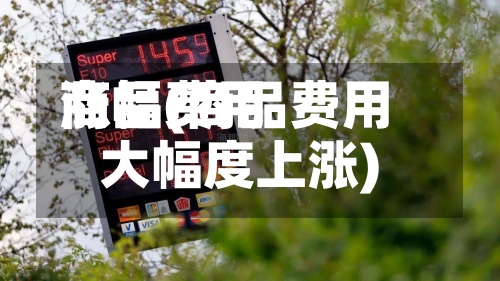 商品费用
涨幅(商品费用
大幅度上涨)-第2张图片