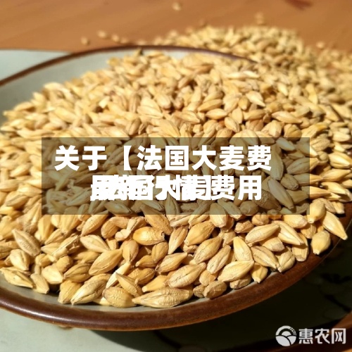 关于【法国大麦费用
,法国大麦费用
最新行情】