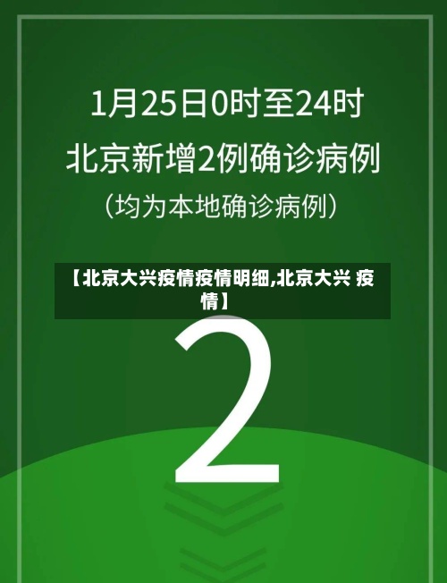 【北京大兴疫情疫情明细,北京大兴 疫情】