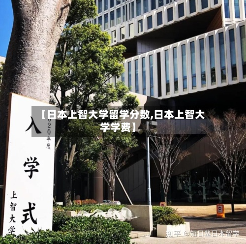 【日本上智大学留学分数,日本上智大学学费】-第2张图片