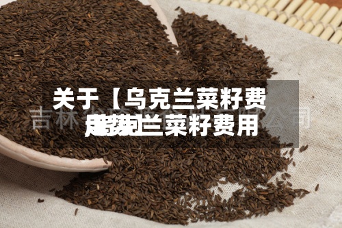 关于【乌克兰菜籽费用
,乌克兰菜籽费用
走势】-第3张图片