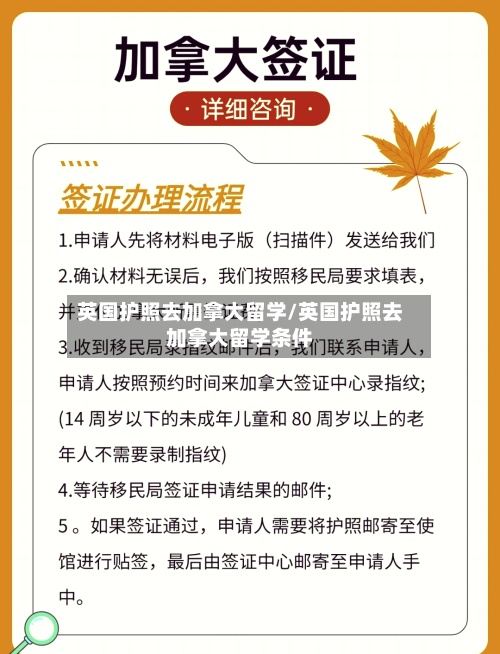 英国护照去加拿大留学/英国护照去加拿大留学条件