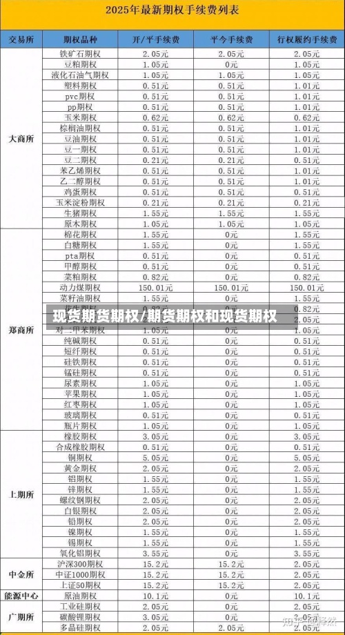 现货期货期权/期货期权和现货期权-第2张图片
