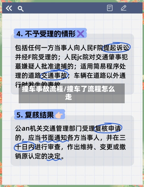 撞车事故流程/撞车了流程怎么走-第3张图片