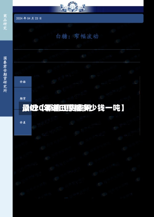 最近【原糖现货费用,2020年进口原糖多少钱一吨】-第3张图片
