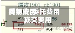委托费用对手价(委托费用成交费用)